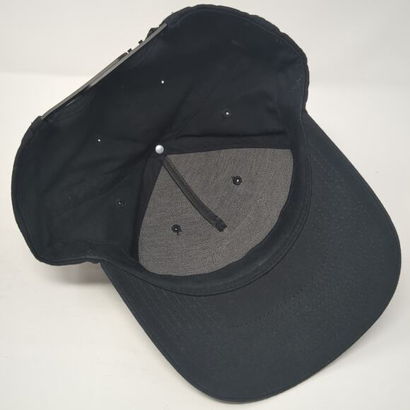 Pro Logo Patch Snapback Hat Black One Size Adjustable Solid Outdoor - Picture 6 of 7
